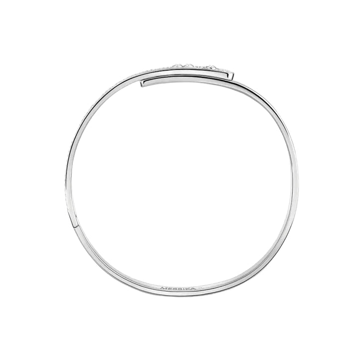 Bracelet Messika Bangle Move Noa PM Semi Pavé en or blanc 18k et diamants 10093-WG