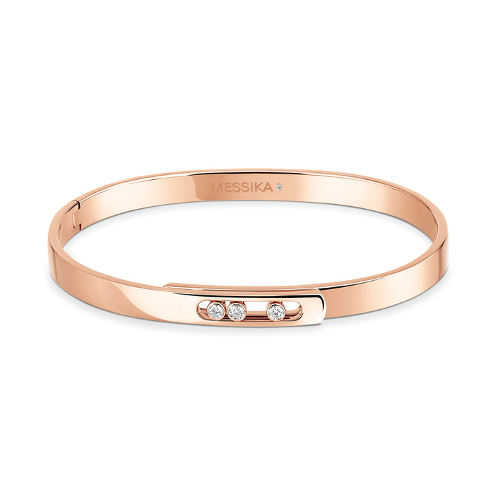 Bracelet Messika Bangle Move Noa PM en or rose 18k et diamants 10092-PG