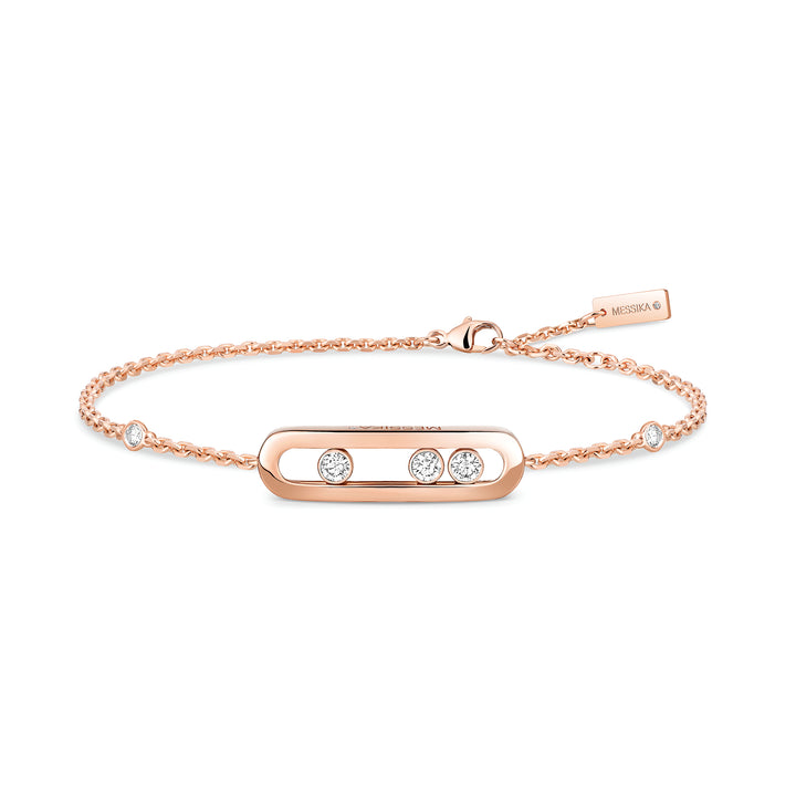 Bracelet Messika Baby Move en or rose 18k et diamants 04324-PG