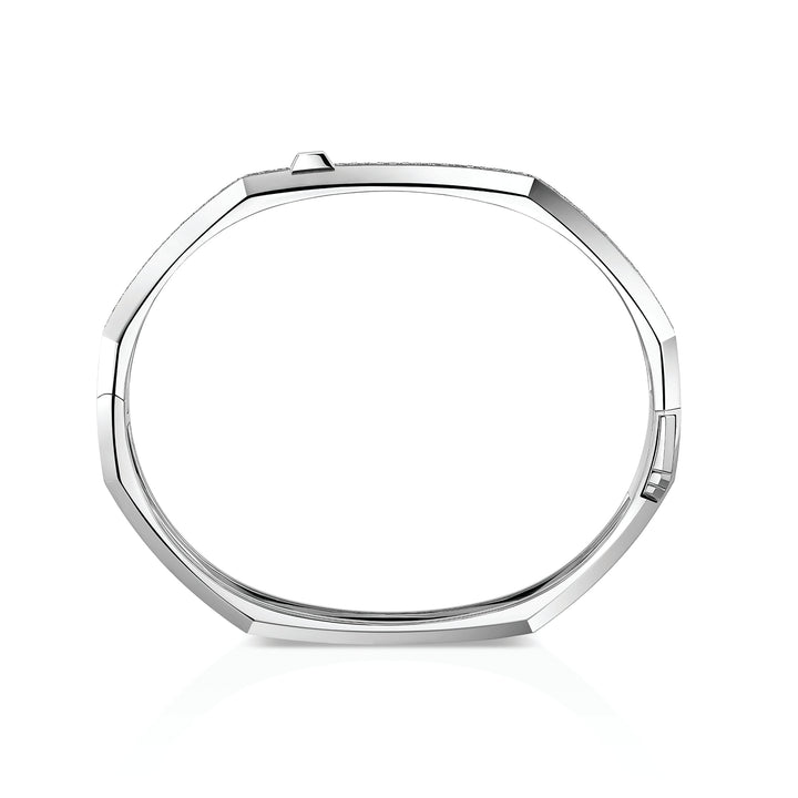 Bracelet Messika Moderniste pavé en or blanc 18k et diamants 14572-WG
