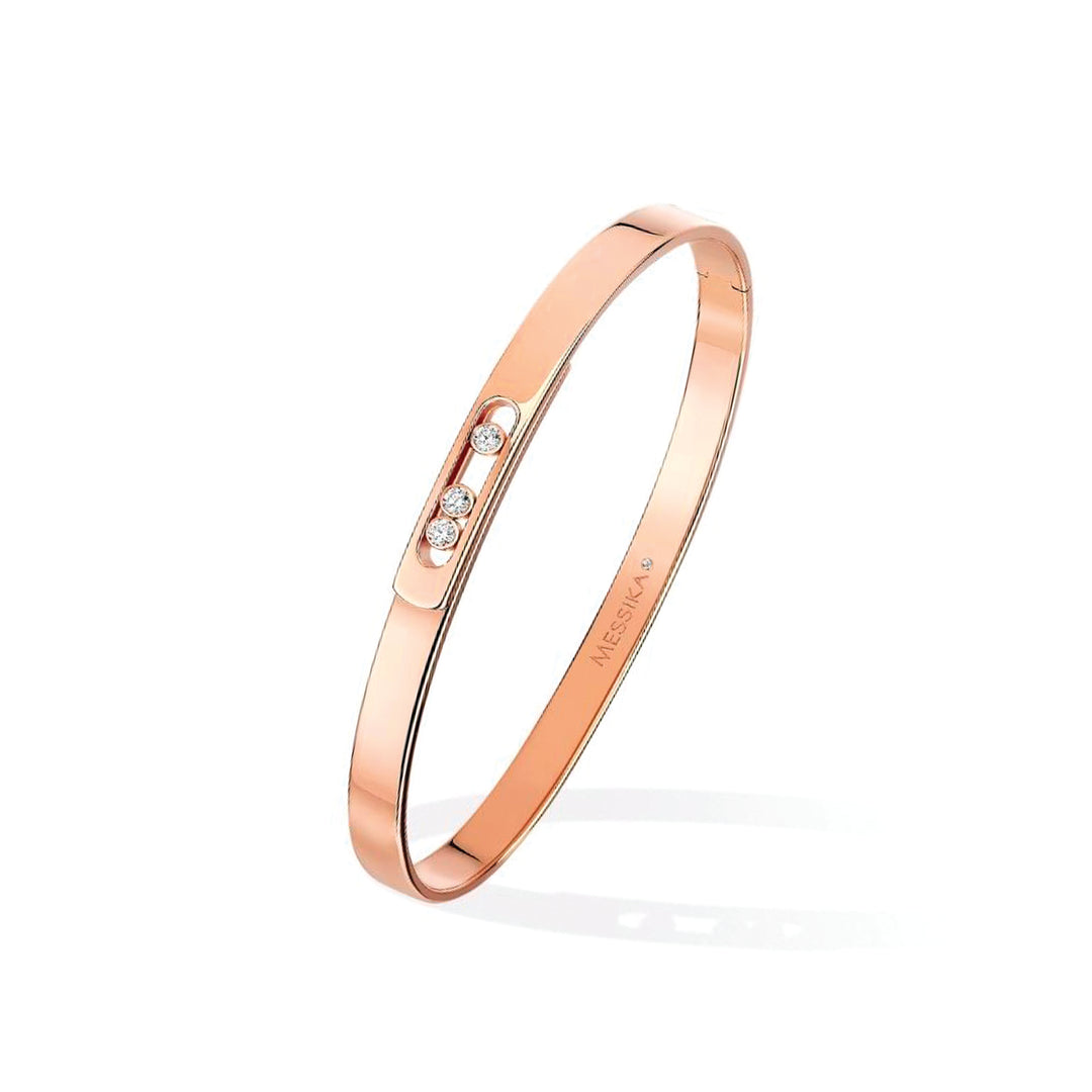 Bracelet Messika Bangle Move Noa PM en or rose 18k et diamants 10092-PG