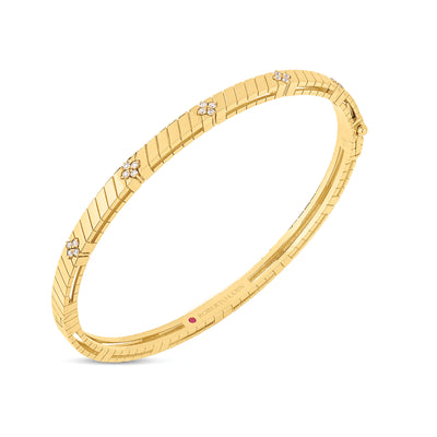 Roberto Coin Love in Verona bracelet in 18k yellow gold and diamonds 8884025AYBAX
