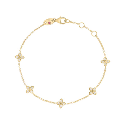 Roberto Coin Love in Verona bracelet in 18k yellow gold and diamonds 7773222AYLBX5