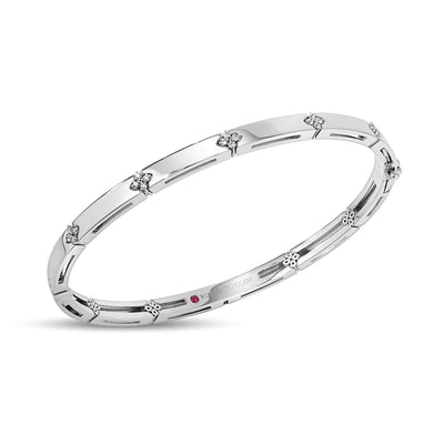 Roberto Coin Love in Verona bracelet in 18k white gold and diamonds 7773860AWBAX