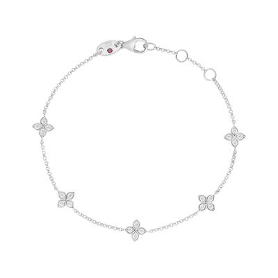 Roberto Coin Love in Verona bracelet in 18k white gold and diamonds 7773222AWLBX5