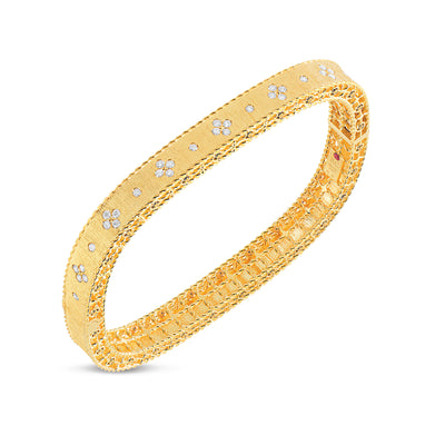 Roberto Coin Princess bracelet in 18k yellow gold and diamonds 7771211AYBAX