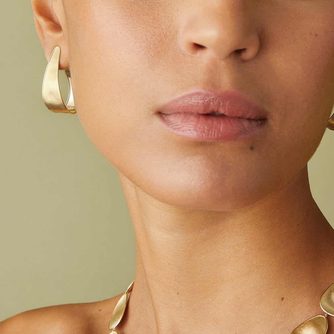 Boucles d'oreilles Marco Bicego Lunaria en or jaune 18k OB1760