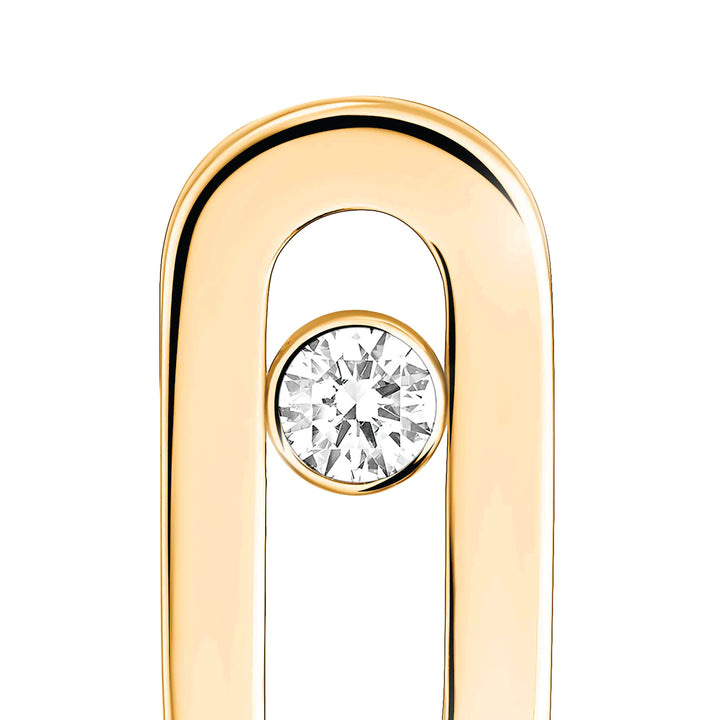 Boucles d'oreilles Messika Move Uno en or jaune 18k et diamants 12305-YG