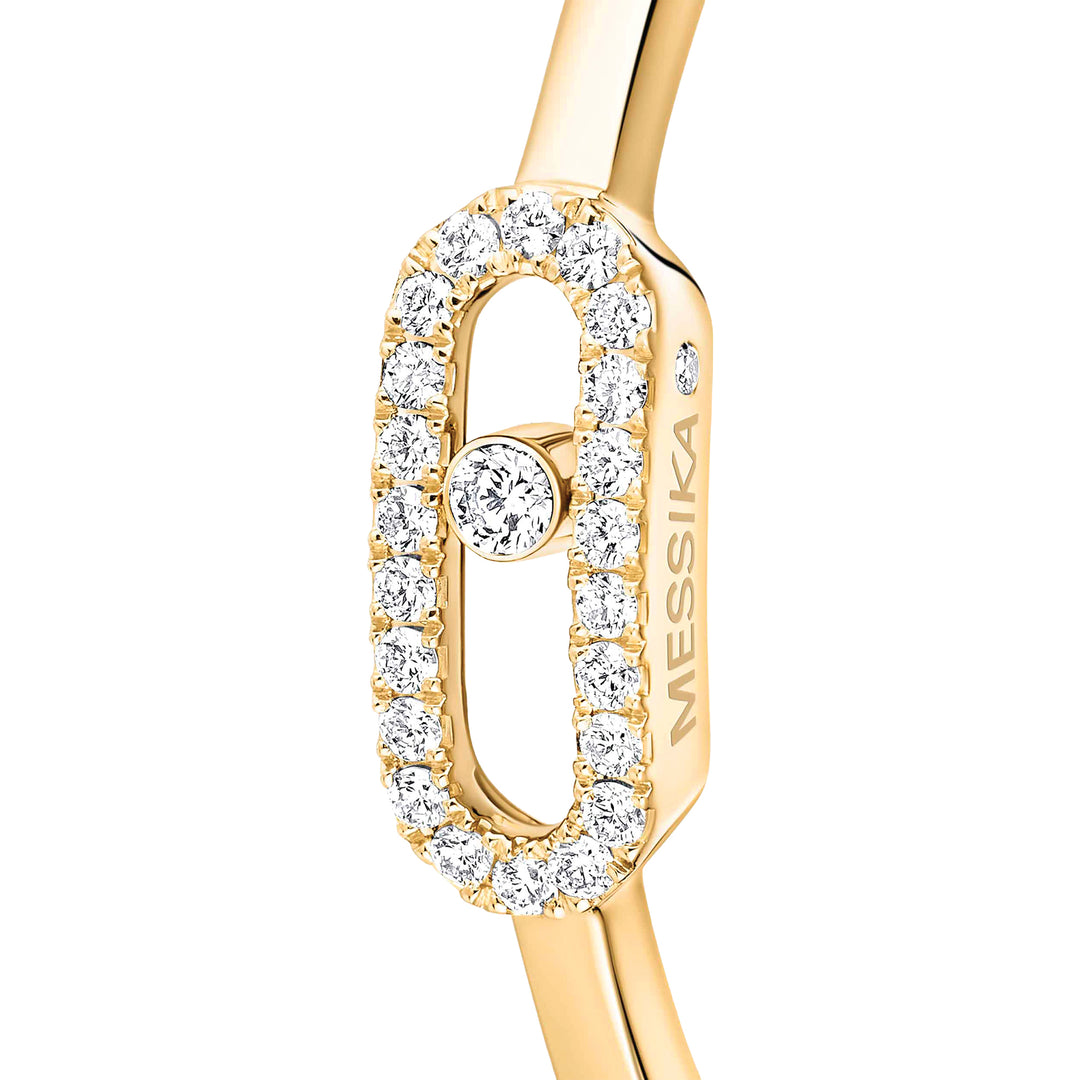 Boucles d'oreilles Messika Move Noa en or jaune 18k et diamants 12485-YG