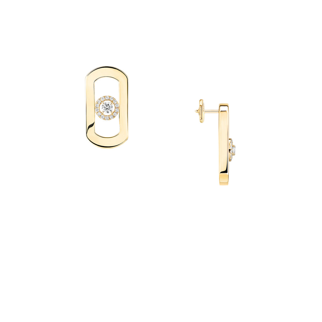Boucles d'oreilles Messika So Move en or jaune 18k et diamants 12930-YG