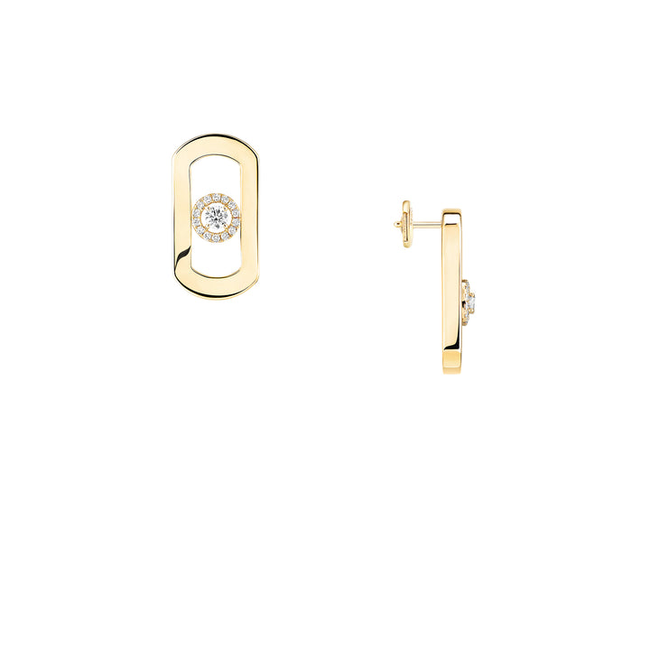 Boucles d'oreilles Messika So Move en or jaune 18k et diamants 12930-YG