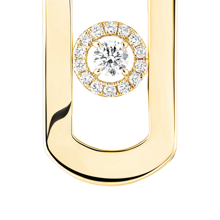Boucles d'oreilles Messika So Move en or jaune 18k et diamants 12930-YG