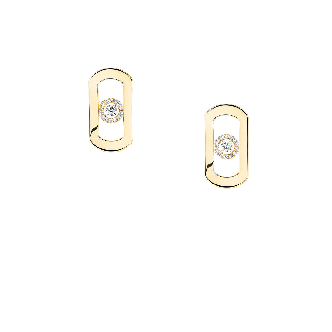 Boucles d'oreilles Messika So Move en or jaune 18k et diamants 12930-YG