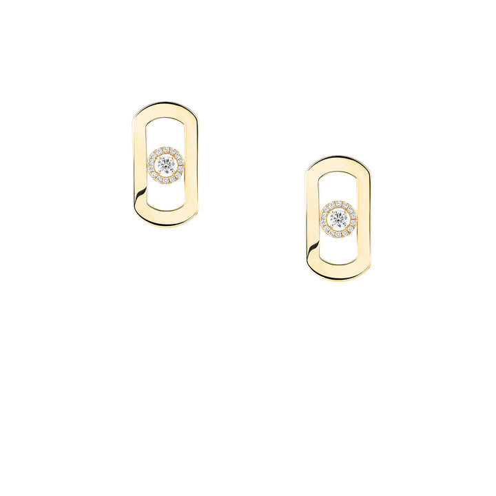 Boucles d'oreilles Messika So Move en or jaune 18k et diamants 12930-YG
