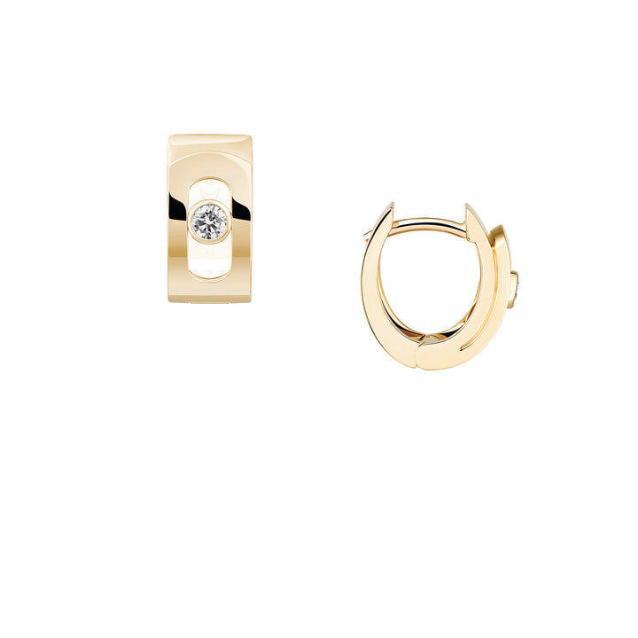Boucles d'oreilles Messika Move Noa en or jaune 18k et diamants 15211-YG