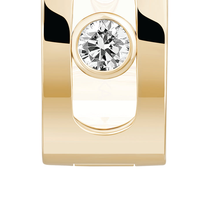 Boucles d'oreilles Messika Move Noa en or jaune 18k et diamants 15211-YG
