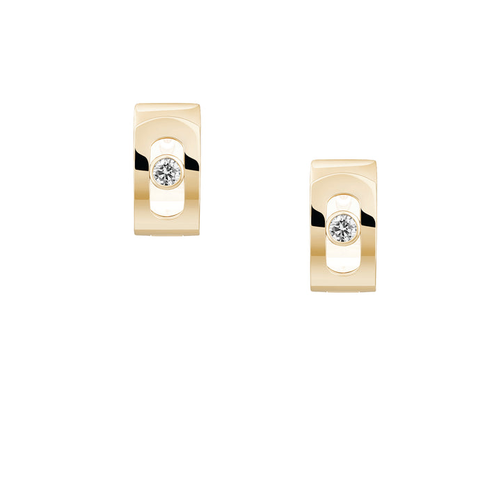 Boucles d'oreilles Messika Move Noa en or jaune 18k et diamants 15211-YG