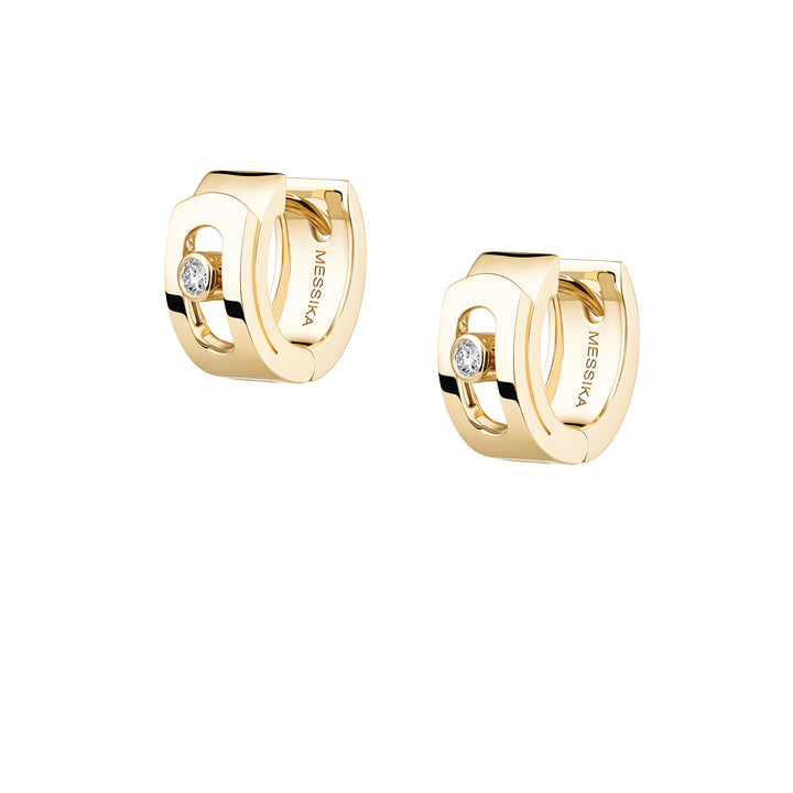 Boucles d'oreilles Messika Move Noa en or jaune 18k et diamants 15211-YG