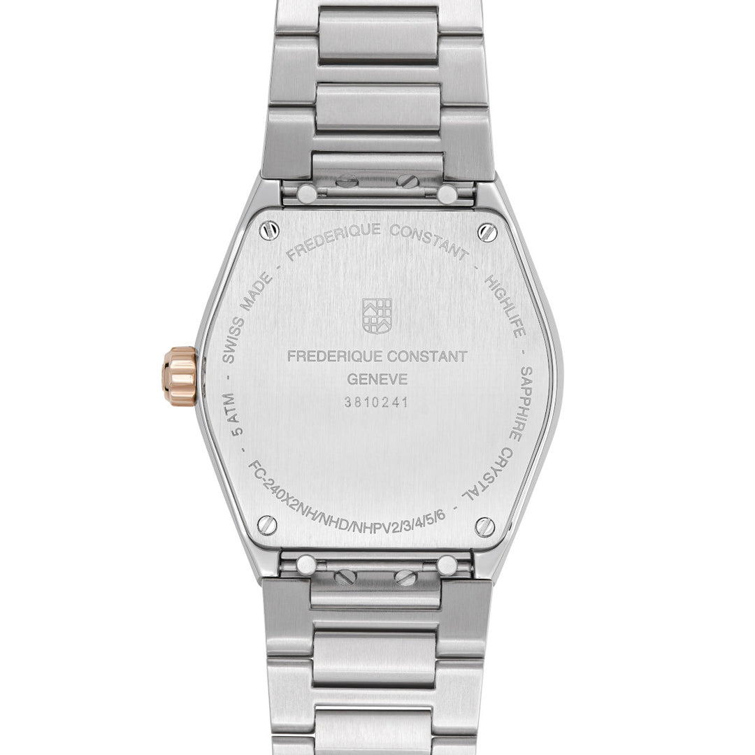 Frederique Constant Highlife Ladies Quartz Rose Gold-Tone Steel Watch 31 mm FC-240MPWD2NH22B