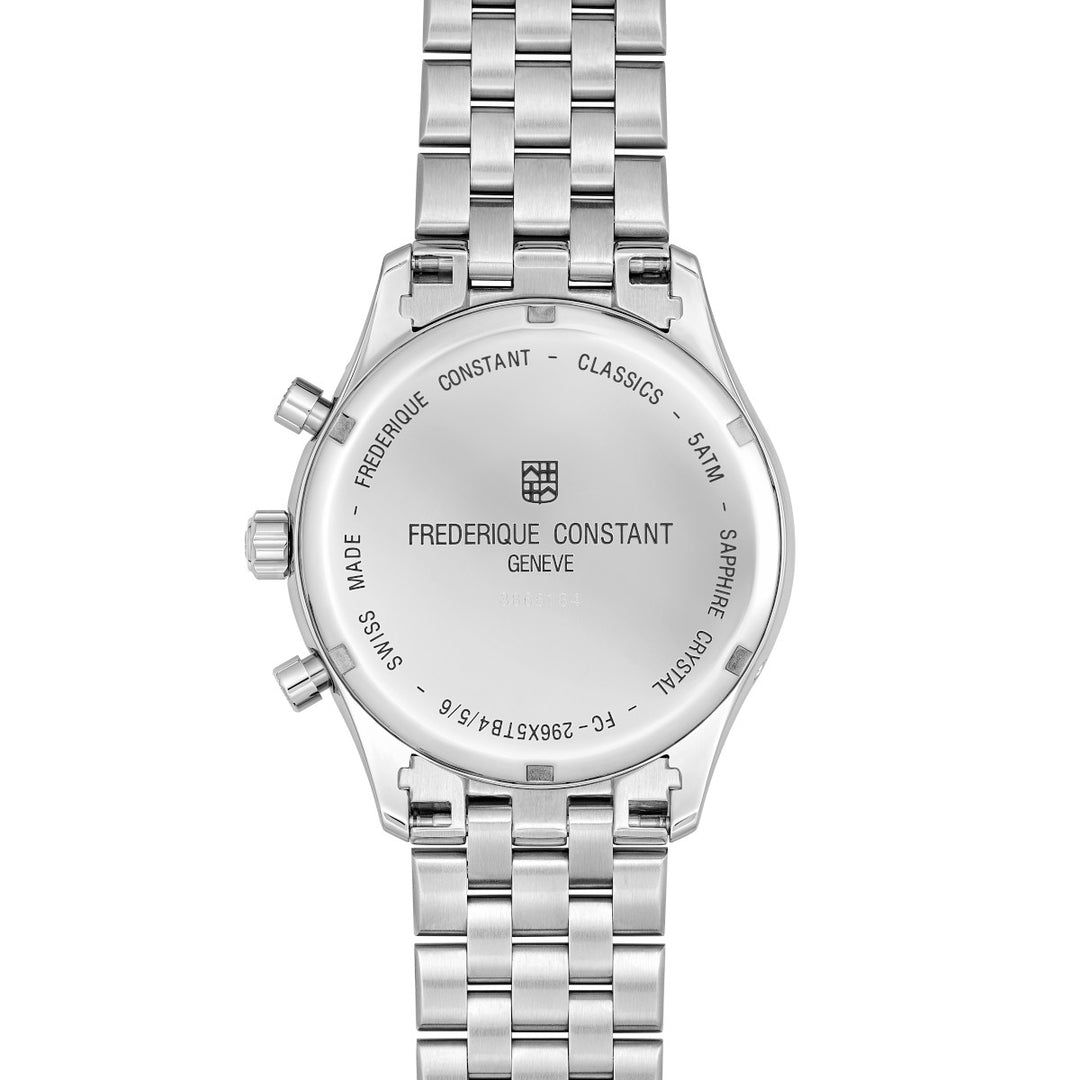 Montre Frédérique Constant Classics Quartz Chronograph Triple Calendar en acier 40 mm FC-296SW5B6B