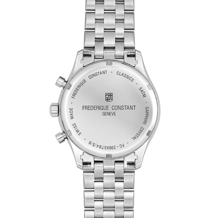 Montre Frédérique Constant Classics Quartz Chronograph Triple Calendar en acier 40 mm FC-296SW5B6B