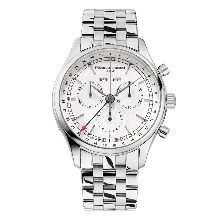 Montre Frédérique Constant Classics Quartz Chronograph Triple Calendar en acier 40 mm FC-296SW5B6B