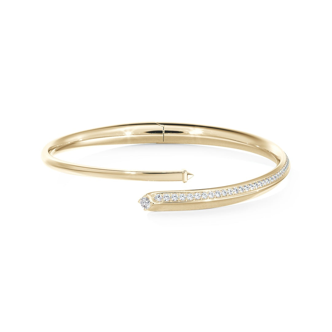 Avaanti Pavé Bypass rigid diamond bracelet