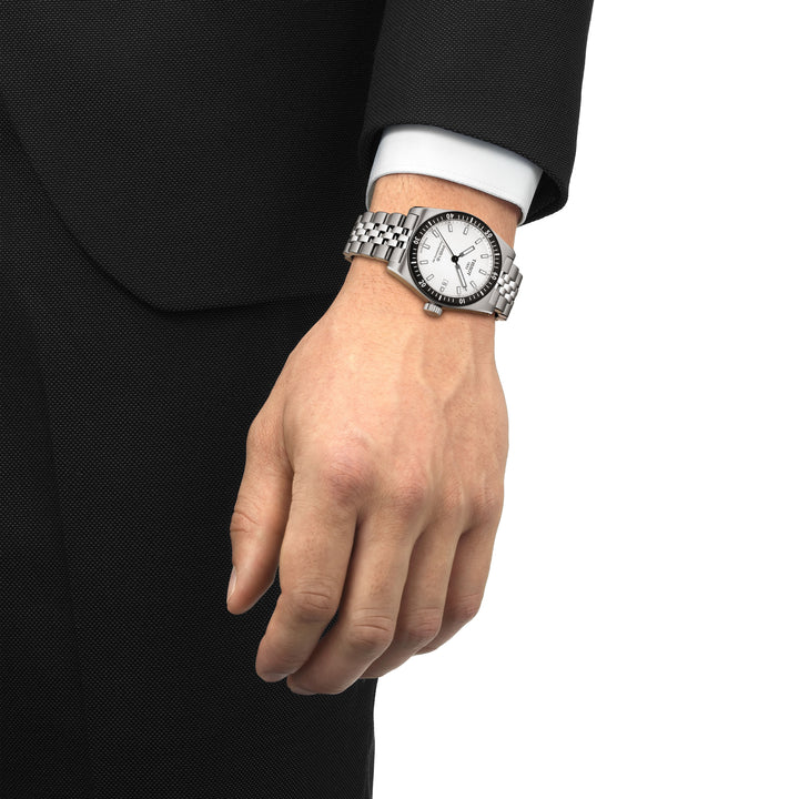 Tissot PR516 Powermatic 80 automatic watch in 38 mm stainless steel T149.407.11.031.00