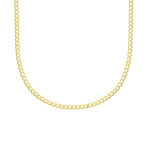 2 mm 18K yellow gold curb chain