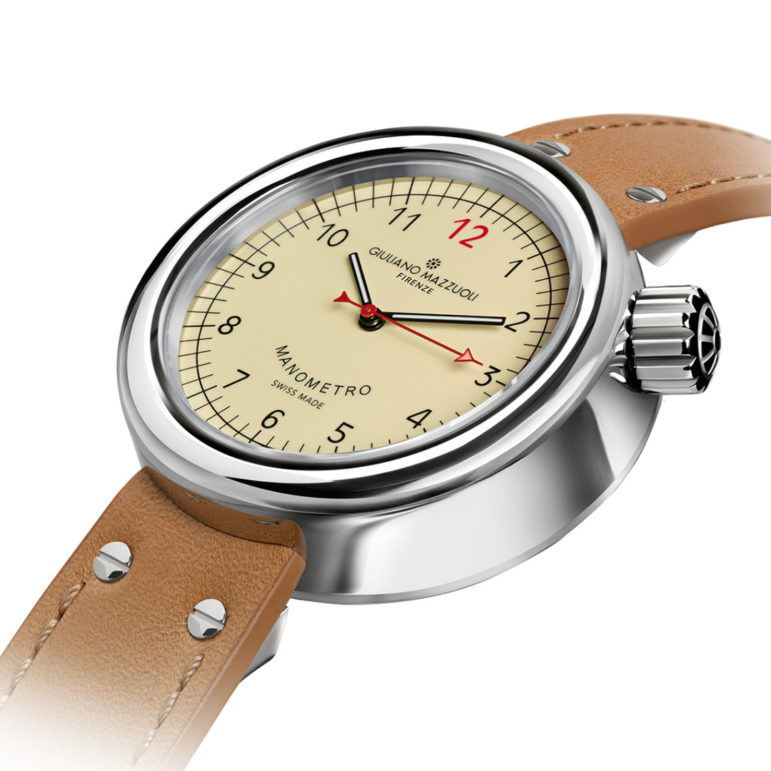Giuliano Mazzuoli Manometro Ivory Watch
