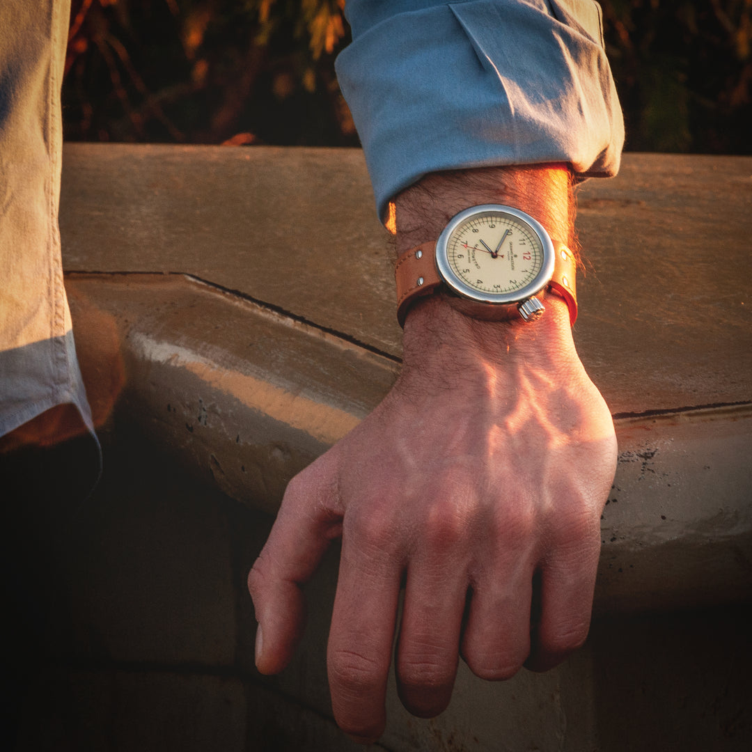 Giuliano Mazzuoli Manometro Ivory Watch