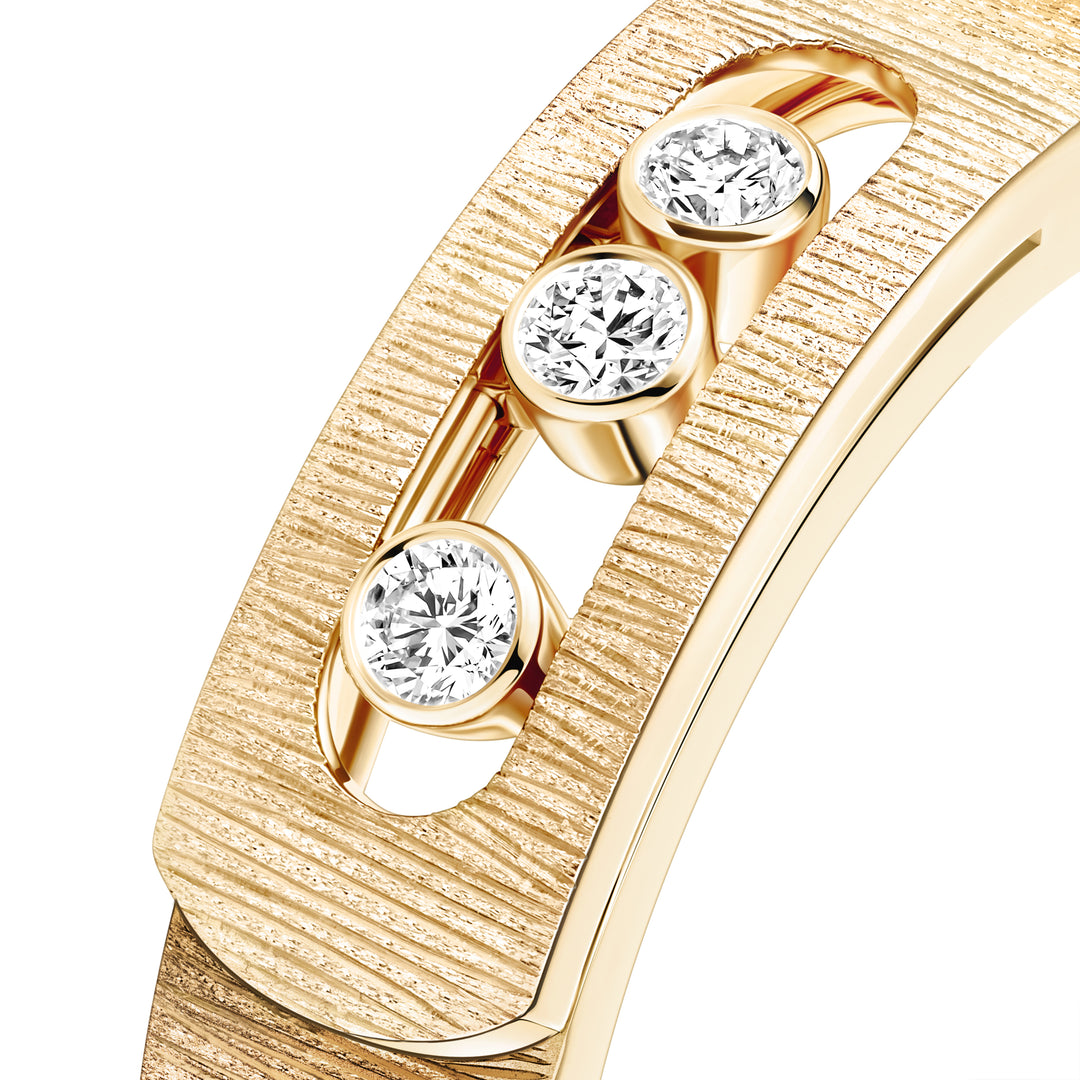 Messika Move Noa Ring in 18k Yellow Gold and Diamonds 14482-YG-54