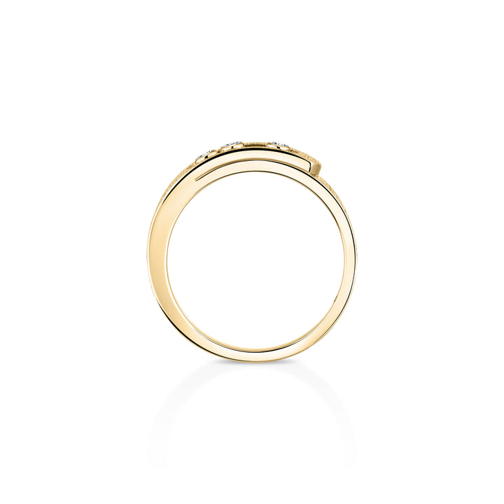 Messika Move Noa Ring in 18k Yellow Gold and Diamonds 14482-YG-54