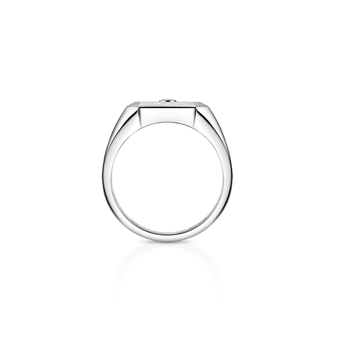 Bague Messika Chevalière Move Titanium diamant titane naturel 13771-TN