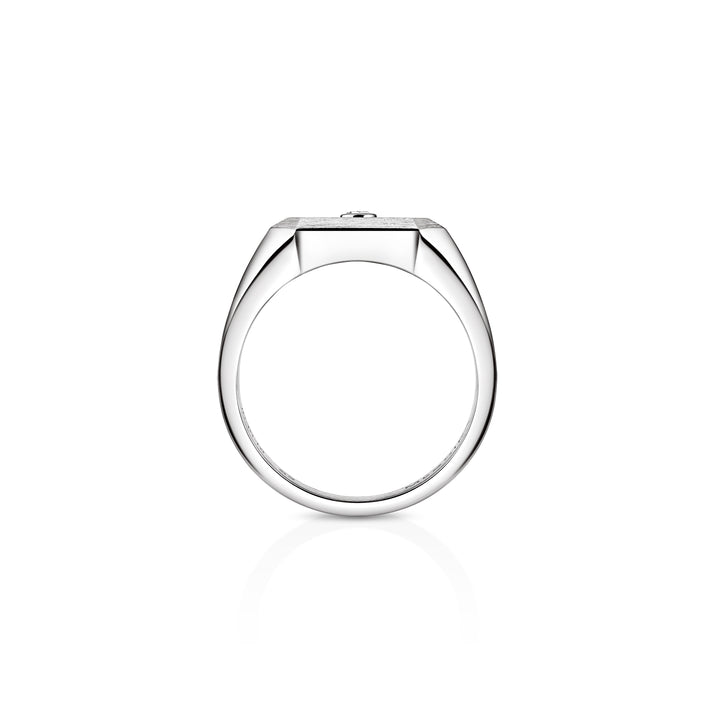 Bague Messika Chevalière Move Titanium diamant titane naturel 13771-TN