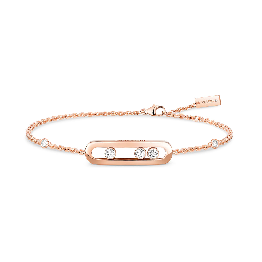 Bracelet Messika Baby Move en or rose 18k et diamants 04324-PG