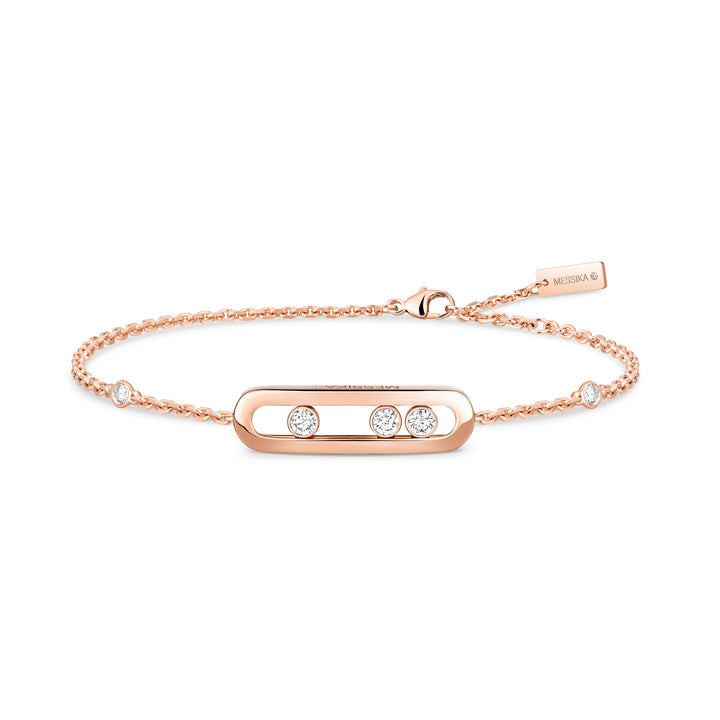 Bracelet Messika Baby Move en or rose 18k et diamants 04324-PG