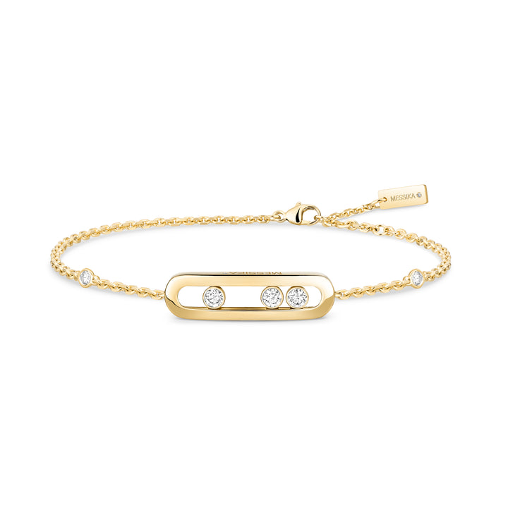 Messika Baby Move Bracelet in 18k Yellow Gold and Diamonds