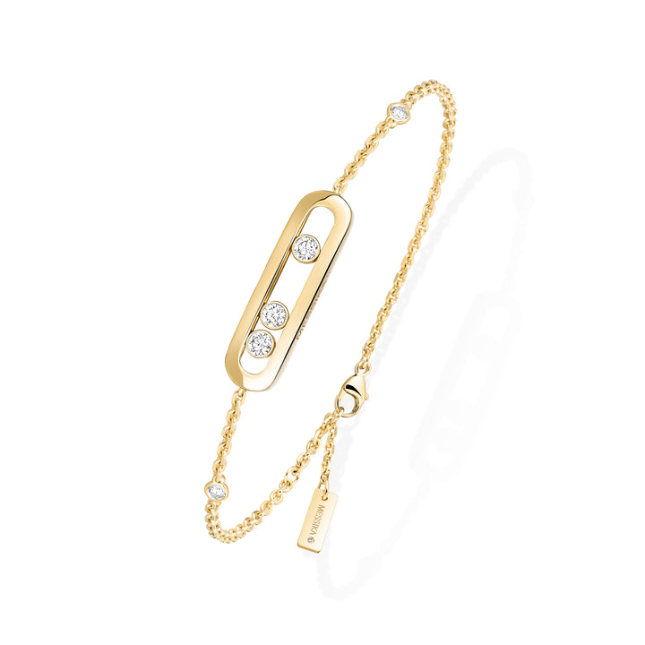 Messika Baby Move Bracelet in 18k Yellow Gold and Diamonds