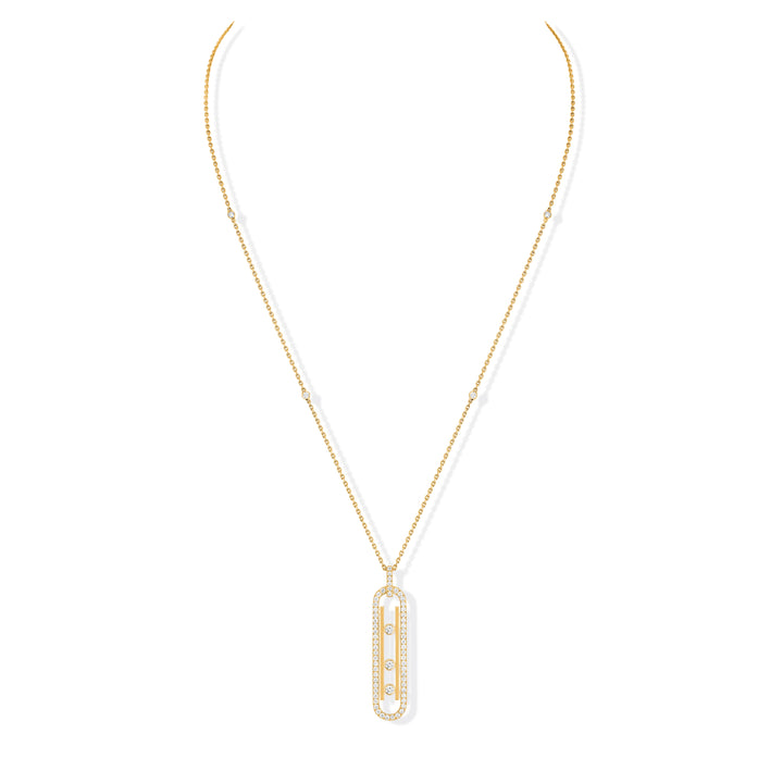 Messika Move 10th PM Necklace in 18k Yellow Gold and Diamonds 10032-YG