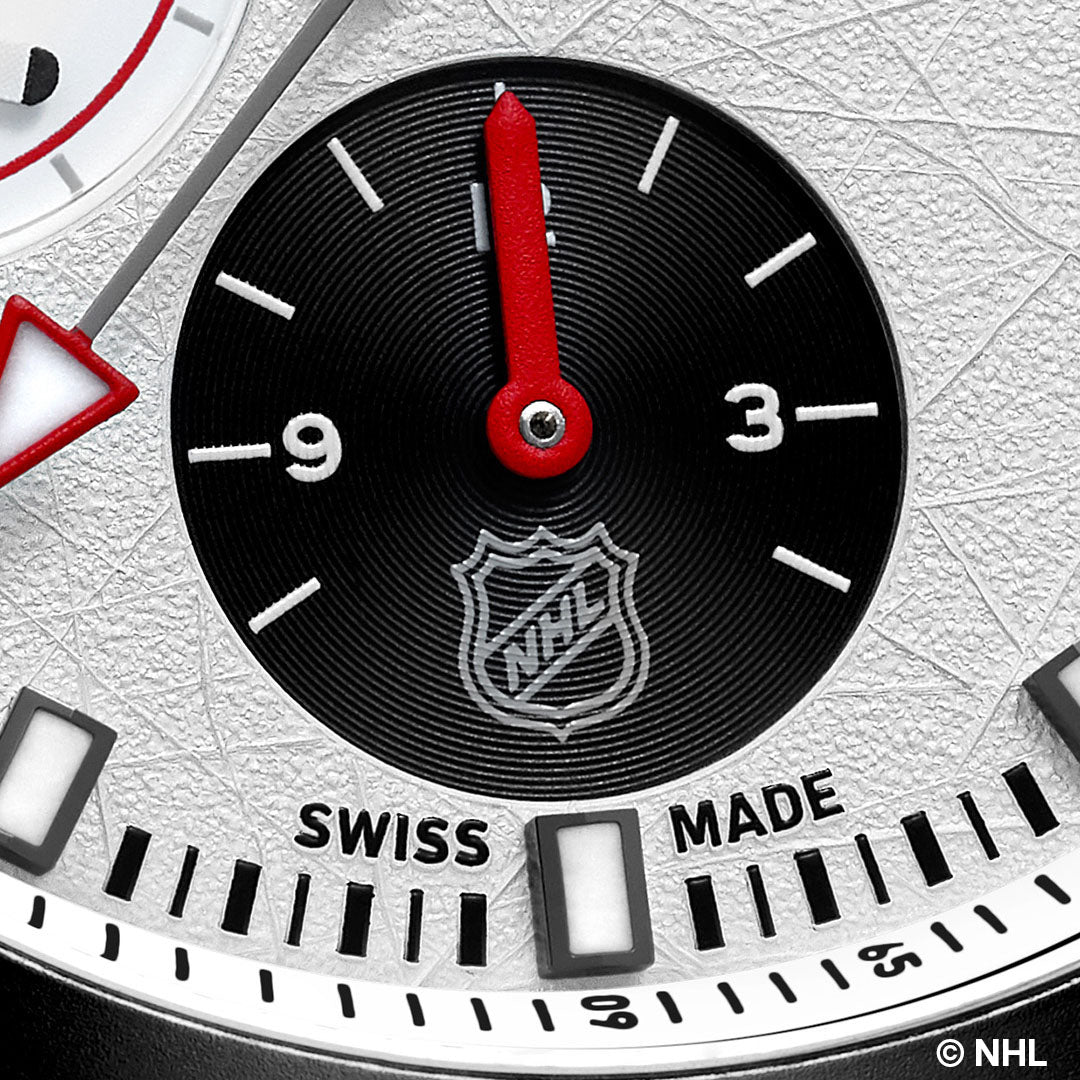 Montre NORQAIN Adventure Chrono NHL Limited Edition automatique en acier inoxydable bracelet caoutchouc 41 mm