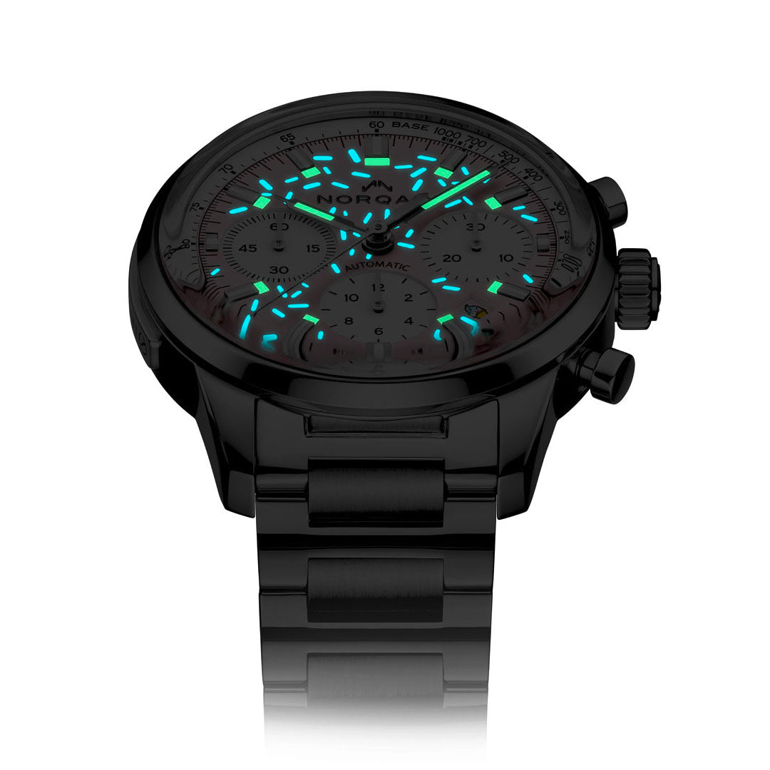 NORQAIN Freedom Chrono Enjoy Life "Sprinkles" automatic stainless steel 40 mm watch