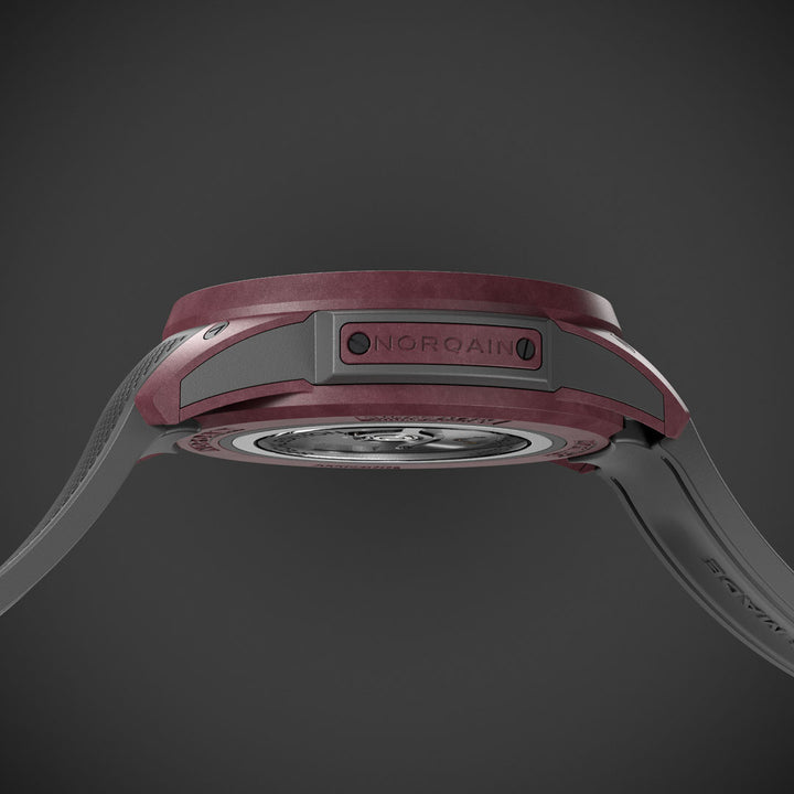 Montre NORQAIN Wild ONE Meteorite Special Edition automatique en matériau NORTEQ® à base de fibre de carbone bracelet caoutchouc 42 mm