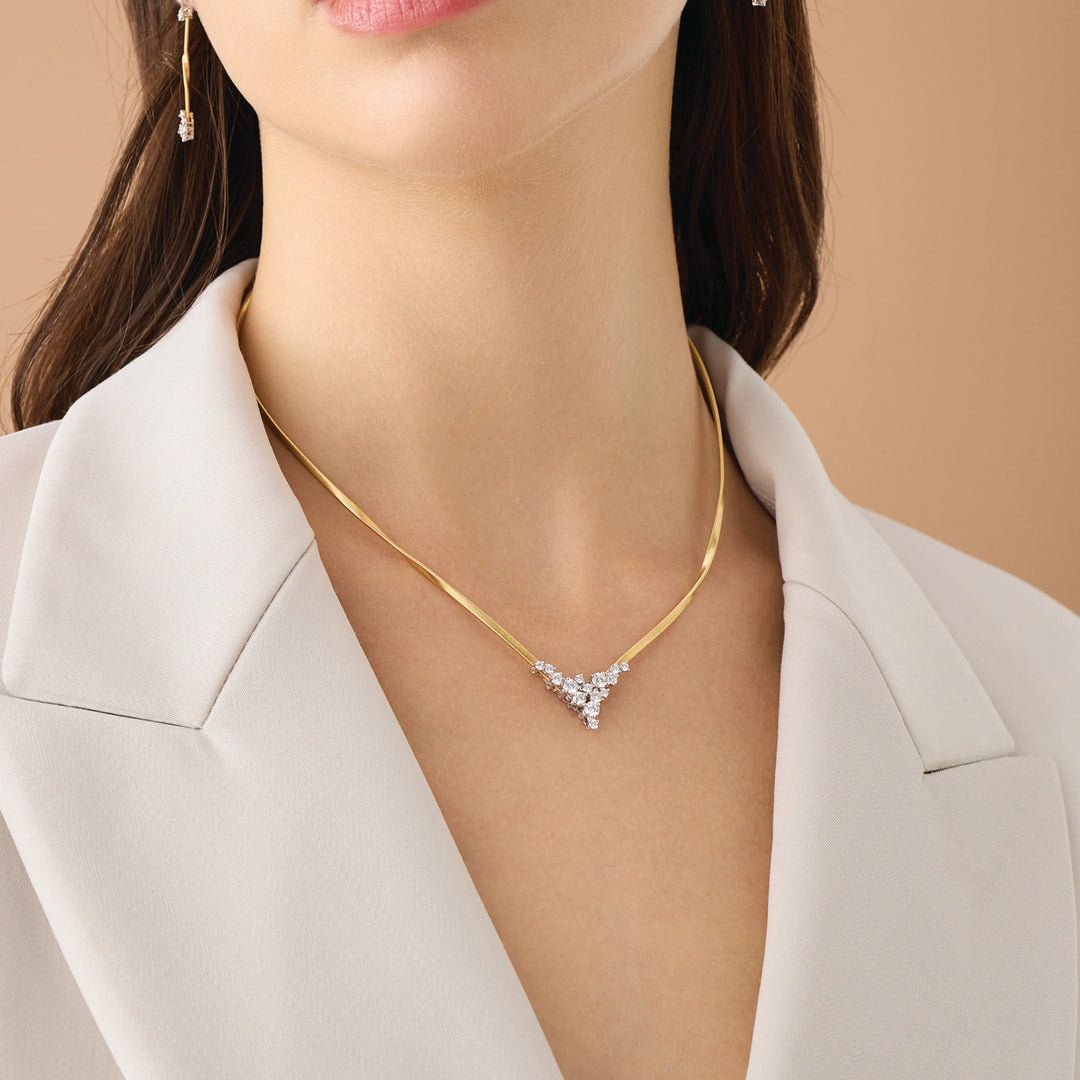 Collier Marco Bicego Marrakech en or jaune 18k diamants CG862_B_YW_M5
