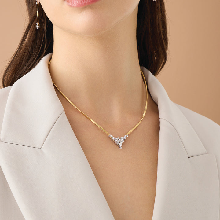 Collier Marco Bicego Marrakech en or jaune 18k diamants CG862_B_YW_M5