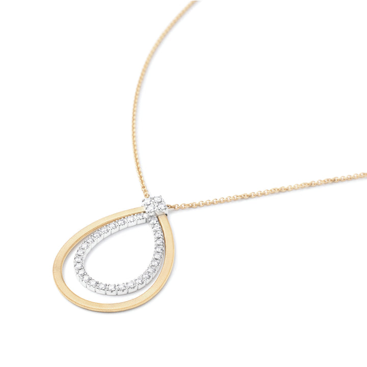 Collier pendentif Marco Bicego Masai en or jaune 18k diamants CG856_B_YW_M5