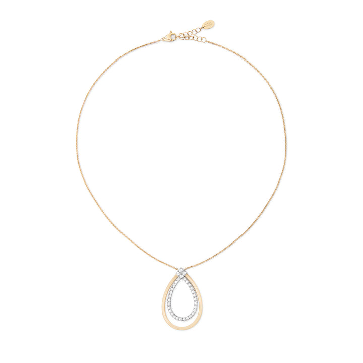 Collier pendentif Marco Bicego Masai en or jaune 18k diamants CG856_B_YW_M5