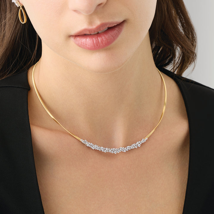 Collier Marco Bicego Marrakech en or jaune 18K diamants CG851_B1_YW_M5