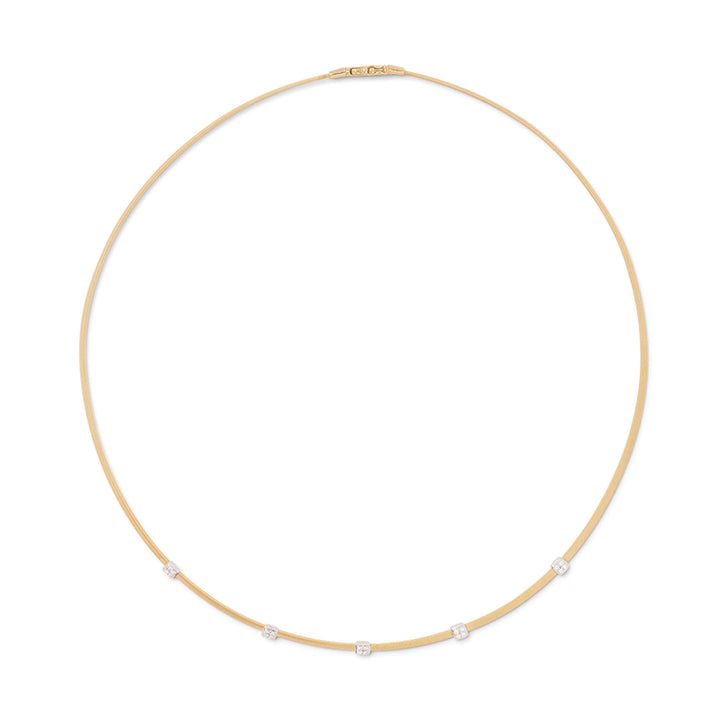 Collier Marco Bicego Masai en or jaune 18k diamants CG730_B_YW_M5
