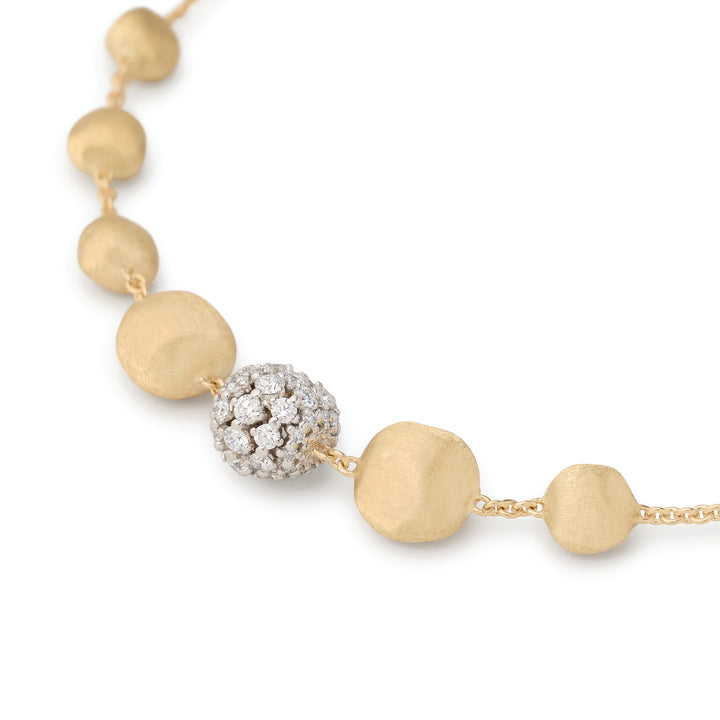 Marco Bicego Africa Alta necklace in 18k yellow gold with diamonds CB2899_B2_YW_Q6